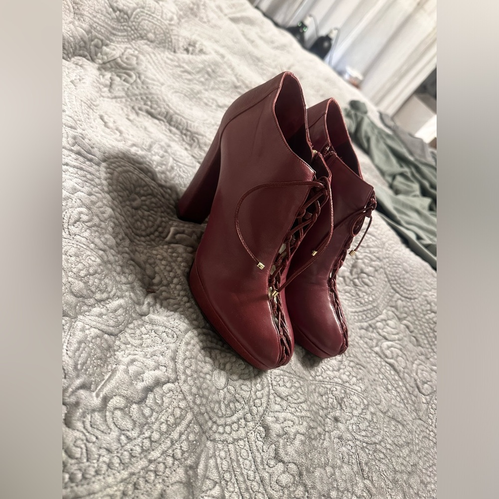 Christian Dior leather booties